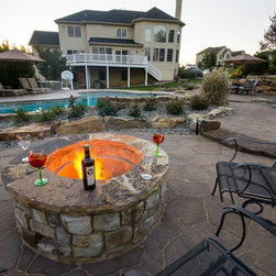 Masonry Stone Fire-Pit - Fire Pits