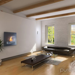 Pure Flame Serafin Biofuel Fireplace - Indoor Fireplaces