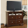 Picket House Furnishings Brinley 4 Drawer Media Chest in Cherry
