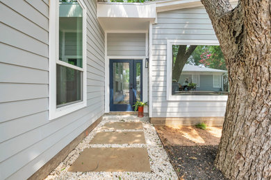 This is an example of a 1960s porch design in Austin.