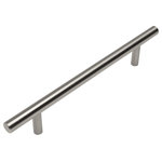Cosmas - Cosmas 404-128SN Satin Nickel Slim Line Euro Style Bar Pull - Manufacturer: Cosmas