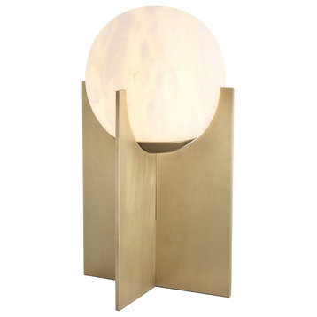 Brass Alablaster Globe Table Lamp | Eichholtz Scorpios