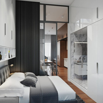 3D Rendering for a modern apartment.