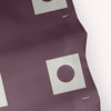 Li'l Boxes Dusty Purple 70" w x 73" h Shower Curtain