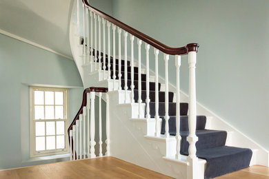 This is an example of a traditional staircase in Cork.