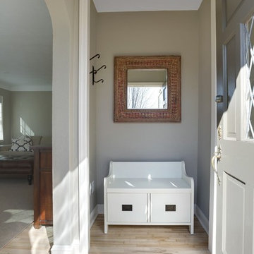 Mini-Mudroom Entry – 1950s Kitchen Remodel and Dormer Addition – St. Paul, MN