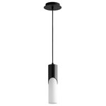 Oxygen Lighting - Ellipse 13" Mini-Pendant, Black - Stylish and bold. Make an illuminating statement with this fixture. An ideal lighting fixture for your home.