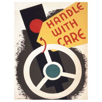 "Handle with care" Digital Paper Print by WPA, 20"x26"