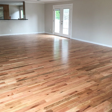 Rustic Red Oak Hardwood Floors
