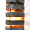 Wine Barrel Wall Sconce - Lacuna - Made from CA wine barrel rings