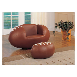 All Star Youth Football Swivel Chair and Ottoman - Modern - New York ...