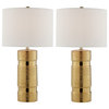 Lite Source LS-23634/2PK Lucano 2 Light 25" Tall Buffet Lamp Sets - Gold