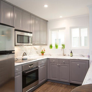 75 Beautiful Carpeted Kitchen With Laminate Countertops Pictures