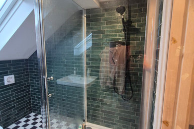 Modern bathroom in West Midlands.