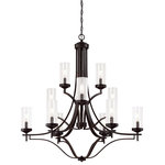 Minka Lavery - Minka Lavery Elyton Chandelier - Downton Bronze With Gold Highl - This Chandelier from Minka Lavery has a finish of Downton Bronze With Gold Highl and fits in well with any Transitional style decor.