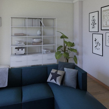Salón minimalista