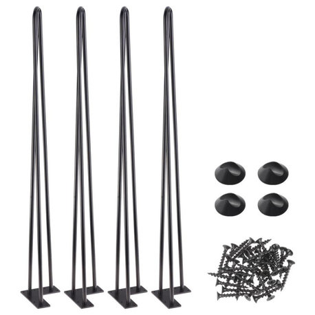 Yescom 34" Hairpin Legs Steel Rod Heavy Duty Furniture Leg Coffee Table Home