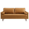 Valour Leather Sofa, Tan