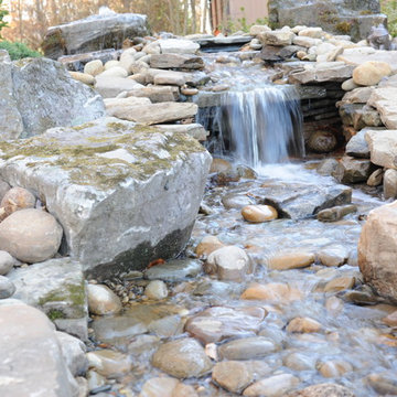 Custom Landscape with Water Features