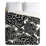 Deny Designs - Deny Designs Julia Da Rocha Circo Doodles Duvet Cover - Lightweight - The Deny Designs duvet cover is 100% polyester. The duvet cover has art printed on top with a white underside. It comes with a hidden zipper and corner ties to keep your duvet insert (not included) in place. And the best part? Every purchase pays the artist who designed it�supporting creativity worldwide.