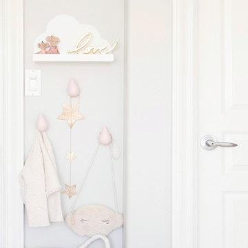 Ella's Pink and Gold Toddler Girl Room