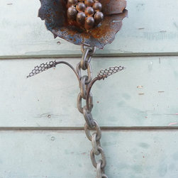 Saw Blade Flowers - Home Decor