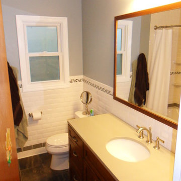 Two complete Bath remodels, One home, Maplewood NJ