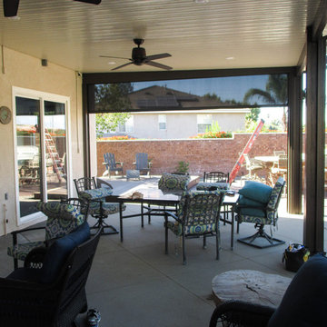 Motorized Power Screens Sun Control Patio