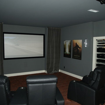 Home Theater: Projector & Open Rack System