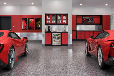Inspiration for a contemporary garage remodel in Toronto