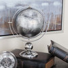Midcentury Stainless Steel and PVC Decorative Globe, 11"