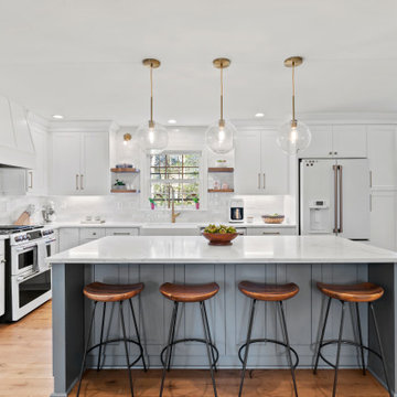 Refined Kitchen & Bathroom Redecoration