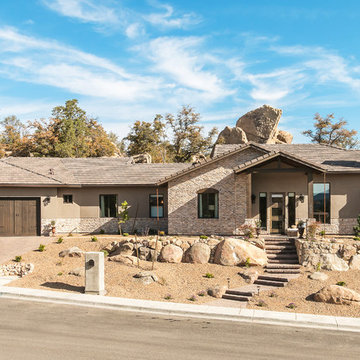 Unique Sculptured Thin Brick Project - Coronado Stone Products Thin Brick Series