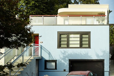 Minimalist exterior home photo in Vancouver