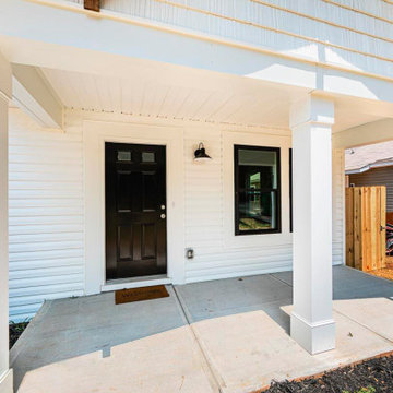 Siding Installation - Vinyl Lap and Shakes in Arctic White