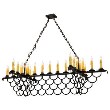 71L Picadilly 23 LT Oblong Chandelier