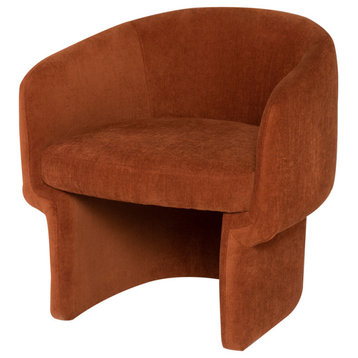 Clementine Terracotta Single Seat Sofa