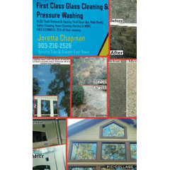 First Class Glass Cleaning & Pressure Washing