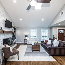 Shiplap in living room