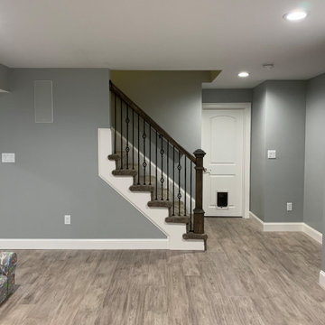Basement Remodel: Home Bar & Theater