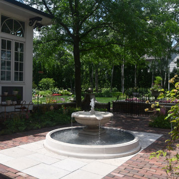 Longshadow Fountain in the Courtyard