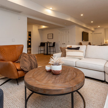 Family Basement Grows Up With Mature Makeover