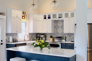 Kitchen - coastal kitchen idea in Portland Maine
