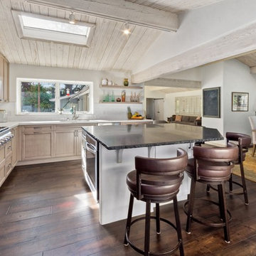 Rustic Industrial Kitchen in Carmel, California