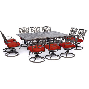 Traditions 11-Piece Dining Set With Extra-Long Dining Table