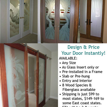 Interior Glass Doors with Obscure Frosted Glass Designs - Cordoba