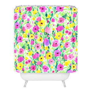 Deny Designs 71 by 74-Inch Jacqueline Maldonado Fire Inside Shower Curtain Standard