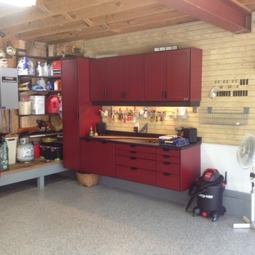 A Garage Interior Build Out / Hiding Mechanical Equipment in Your Garage