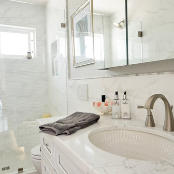 Classic Marble Encinitas Guest Bath
