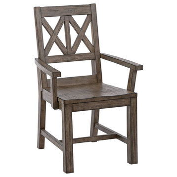 Kincaid Foundry Wood Arm Chairs, Set of 2 59-062